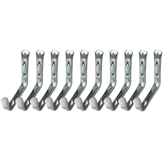 10pcs Garage Storage Hooks Jumbo Arm Hook Heavy Duty 10pcs Garage Storage Hooks Jumbo Arm Hook Heavy Duty Utility Wall Mount Organizer In