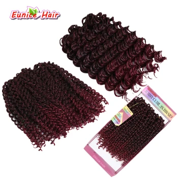 

Ombre 1B/BUG 10inch freetress water wave deep twist hair Synthetic Braiding Hair freetress kinky Jerry curly Crochet Braids Hair