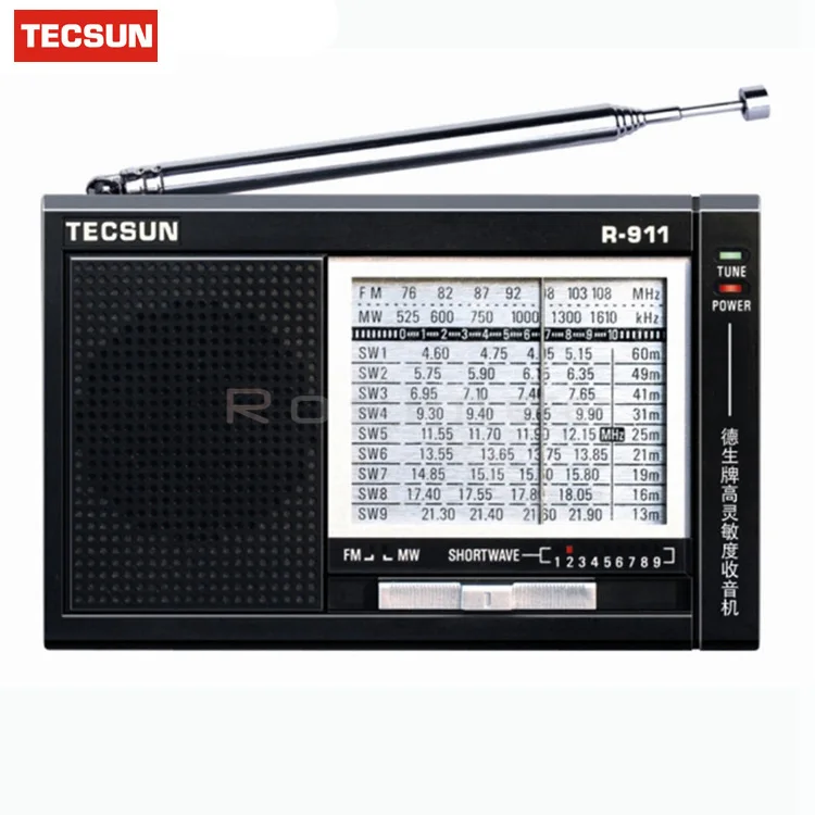 Tecsun R-911 радио World band радио приемник многодиапазонный высокочувствительное радио цифровой приемник цифровая Демодуляция стерео радио