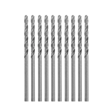 

Multifunction 10 Pcs Tiny Micro HSS 1.0mm Straight Shank Twist Drilling Bit