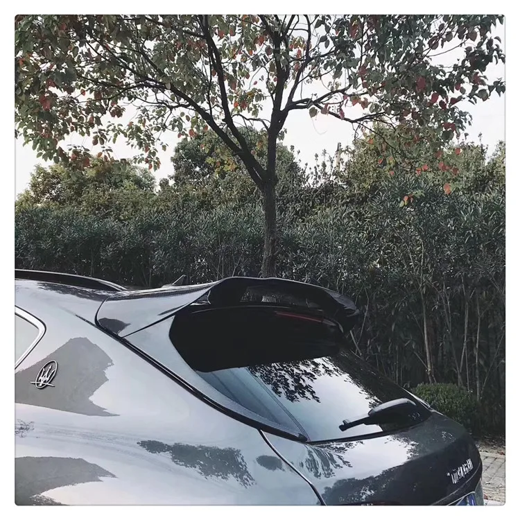 Углеродное волокно заднее крыло багажника спойлер для Maserati Levante по EMS