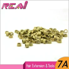 5000 шт микро-кольцо для волос микро-кольцо силиконовая подкладка микро-локоны бусины трубка для перьев, пучков нарощенных волос Инструменты