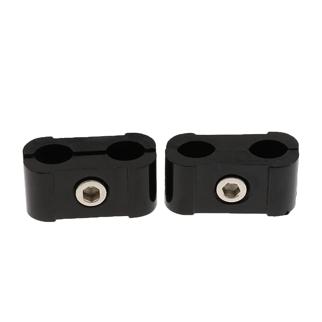 Set of 3 4 Hole Spark Plug Wire Separator Clamps Durable for 8/9/10mm High Quality Aluminum