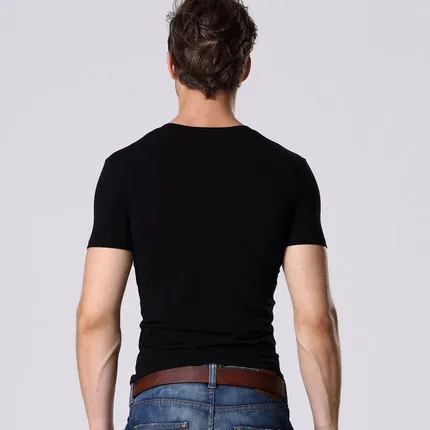Men Cotton Short Sleeve T-shirt Underwear 16002
