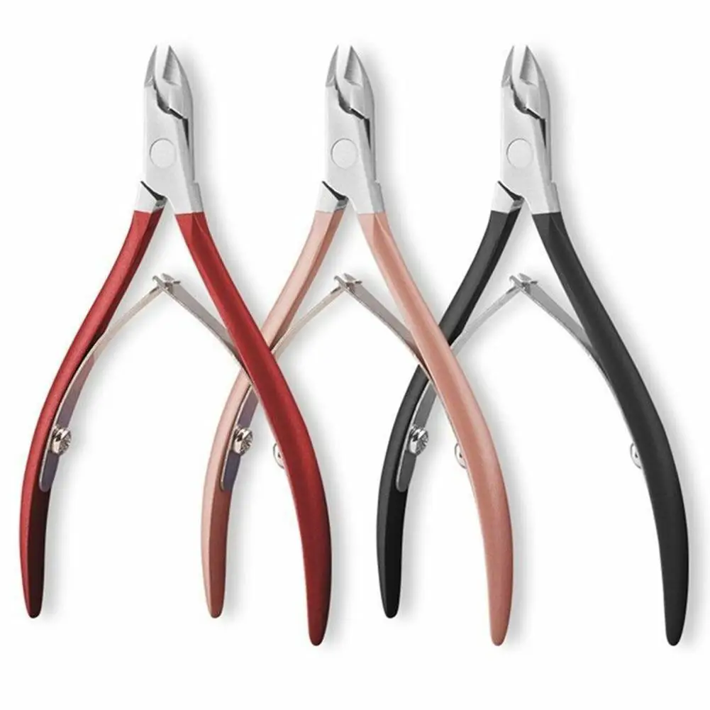 

Sharp Stainless Steel Nail Art Clippers Cuticle Dead Skin Scissors Cutters Remover Manicure Tool