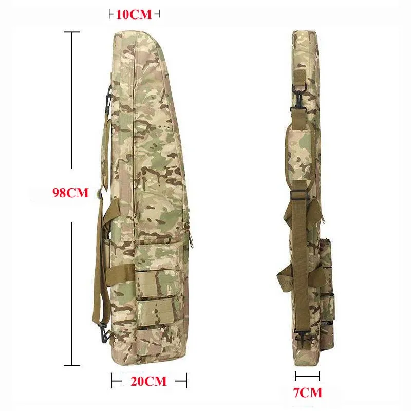 Военная Экипировка тактическая сумка для оружия нейлоновая охотничья страйкбольная сумка чехол для стрельбы винтовки Спортивная Защитная сумка для рыбалки 70 см/98 см/118 см