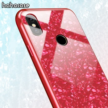 

100pcs Tempered Glass Case For Xiaomi Mi8 SE 6 A2 Lite A1 Note 3 Mix 2 2S Redmi Note 6 5 Pro Plus S2 Soft Frame Hard Back Cover