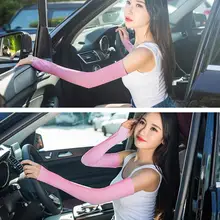 2 шт. нарукавники безопасности рукав Защита от солнца УФ рукава длинная наручная повязка охлаждающая грелка для бега Гольф Велоспорт Лето