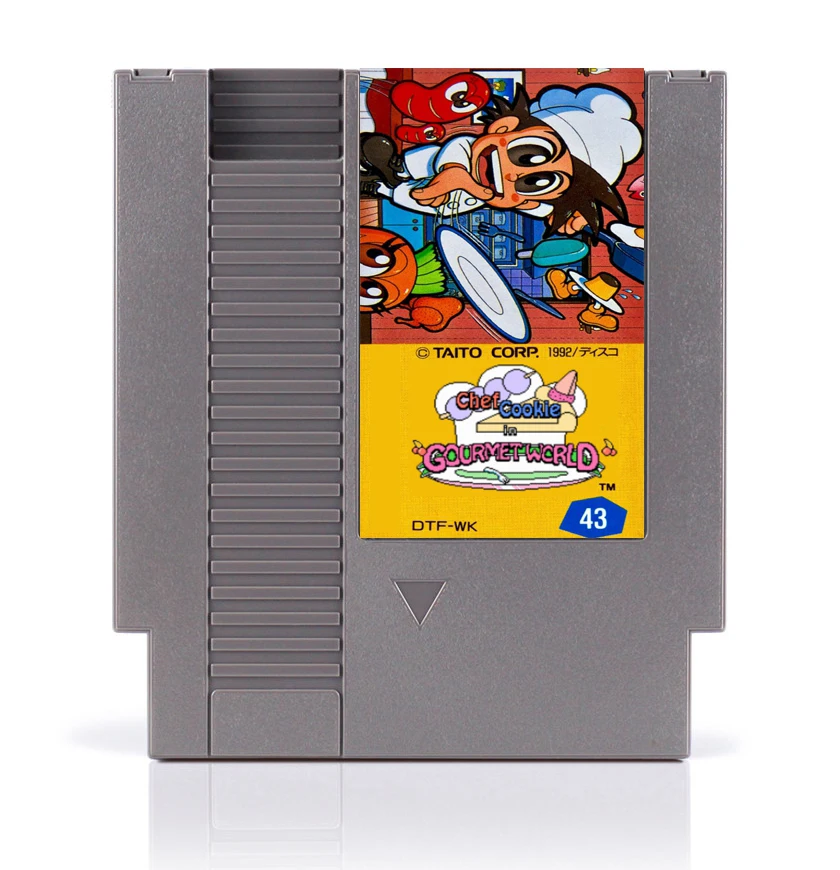 

Chef Cookie 8 Bit Game Card for 72 Pins Game Players