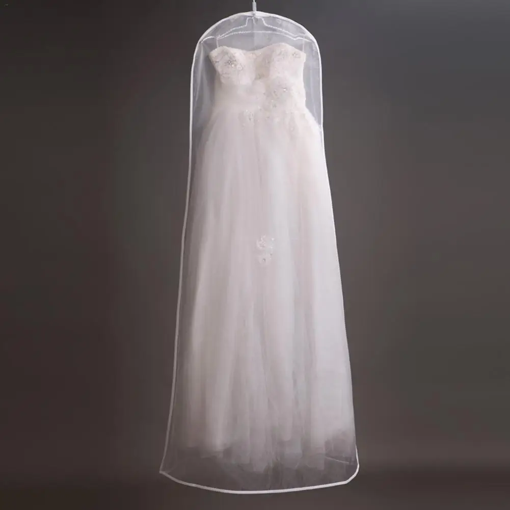 

Wedding Dress Dust Bag Women's Clothing Storage Bag Display Display Case Transparent Double-sided Mesh