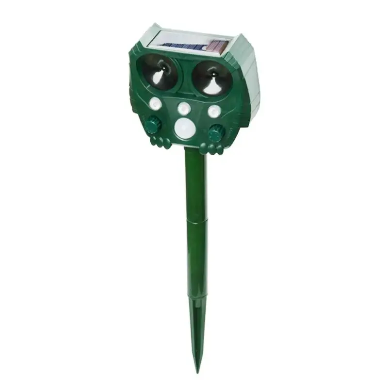 

Outdoor Solar Ultrasonic Mole Mouse Bird Dog Cat Repeller for Garden Yard
