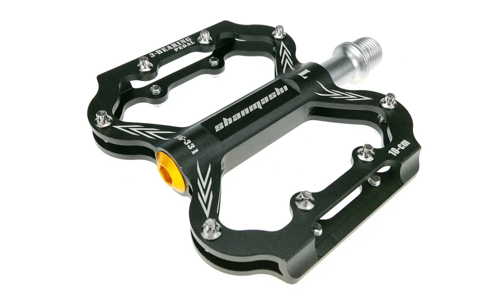 

SHANMASHI Aluminum Alloy CNC Bearing Bike Pedal Bicycle Flat Platform Pedals MTB BMX Mountain Road Bicycle Pedals 9/16''