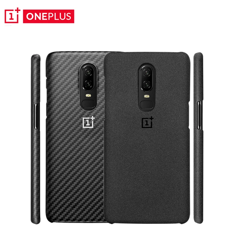 OnePlus 6 защитный чехол оригинальный песчаник Karbon Подлинный Официальный One Plus из