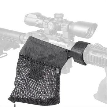 

Hunting Accessories Bullet shell bag Black Military Gear AR-15 Ammo Brass Shell Catcher Mesh Trap Nylon Mesh Bag Capture