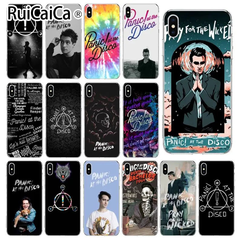 Ruicaica Urie Panic! на Disco Топ детальный ТПУ мягкий прозрачный чехол для iPhone X XS MAX 6 6S 7 7plus 8