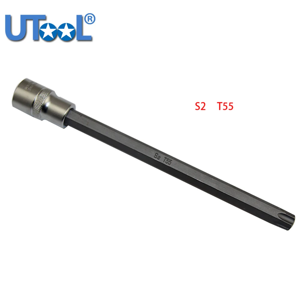 

New T55 Socket 1/2" Drive Torx Star Bit Extra Long 200mm Engine Head Bolt Socket For BMW (Tamper Proof)