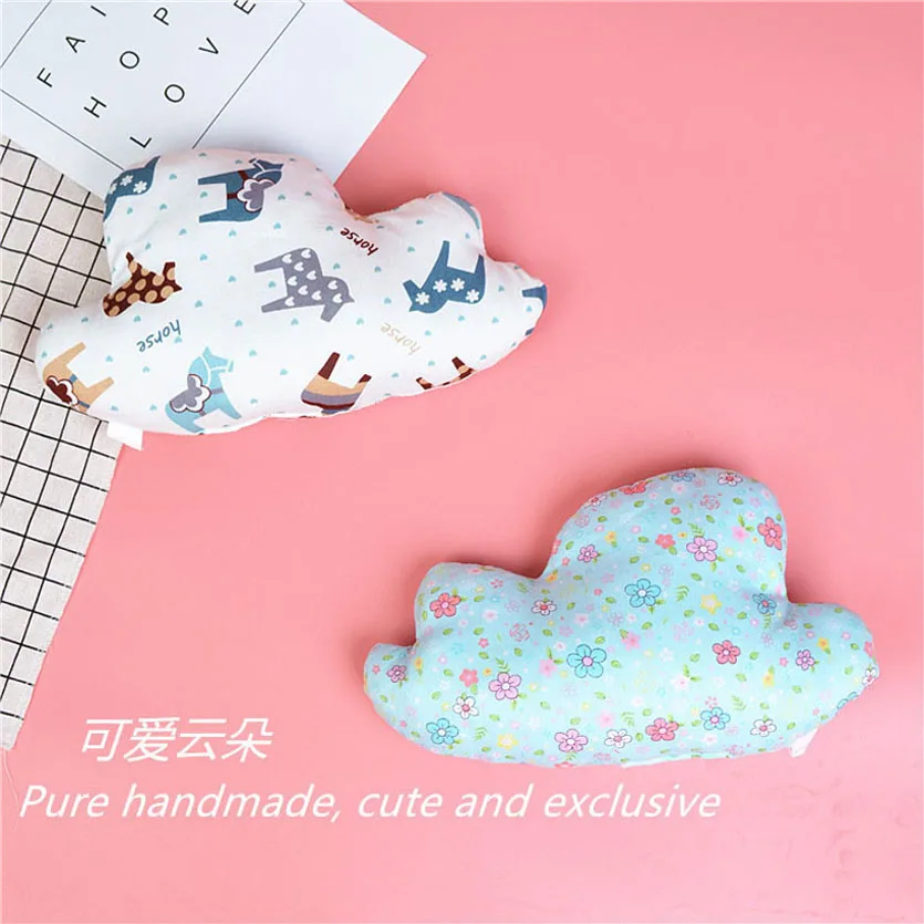 

New Cute Baby Pillows Kids Baby Cushion Cotton Baby Room Decor Child Soft Travesseiro Newborn Bed Doll Gifts