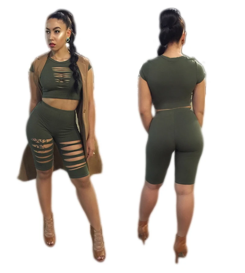 3 Colors Women Jumpers And Rompers Cut Out Casual Sexy Club Jumpsuits