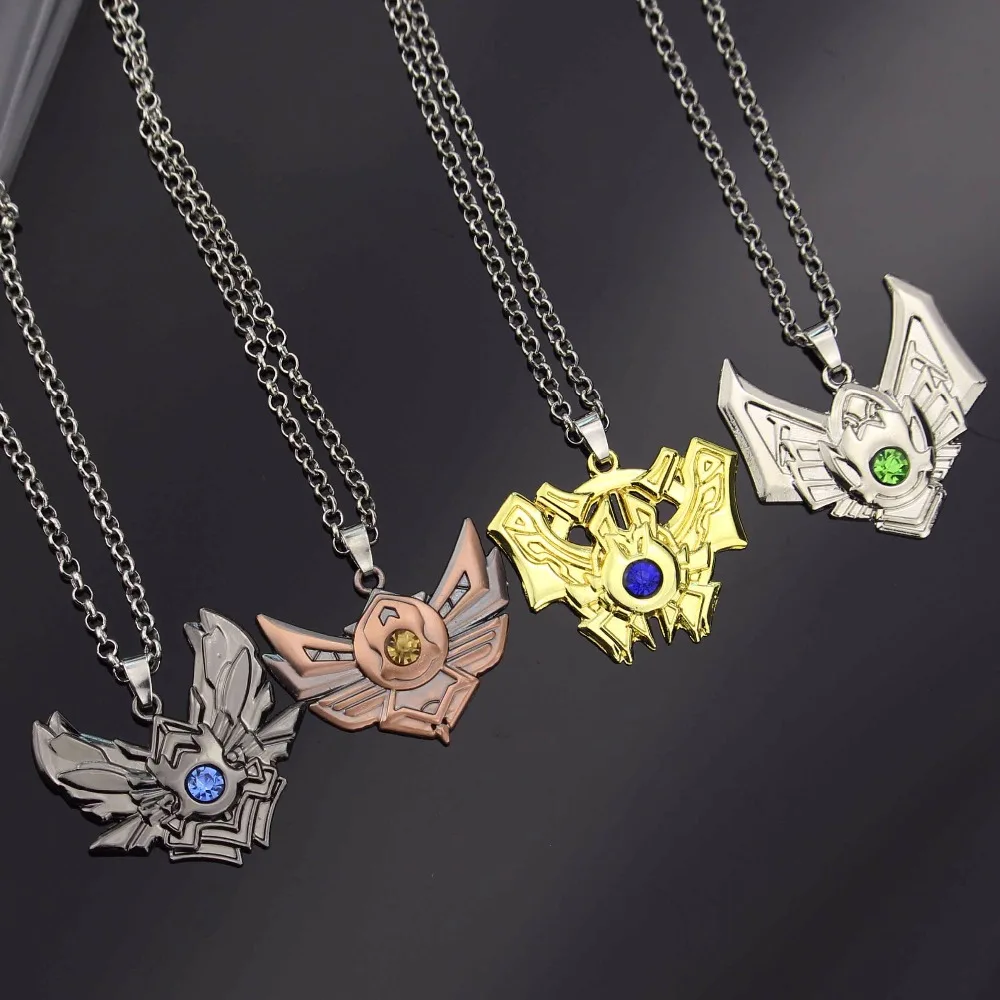 

Game LOL Necklace League 7 Rank Pendant Fashion Legends hero Necklaces boy Gift Jewelry Accessories