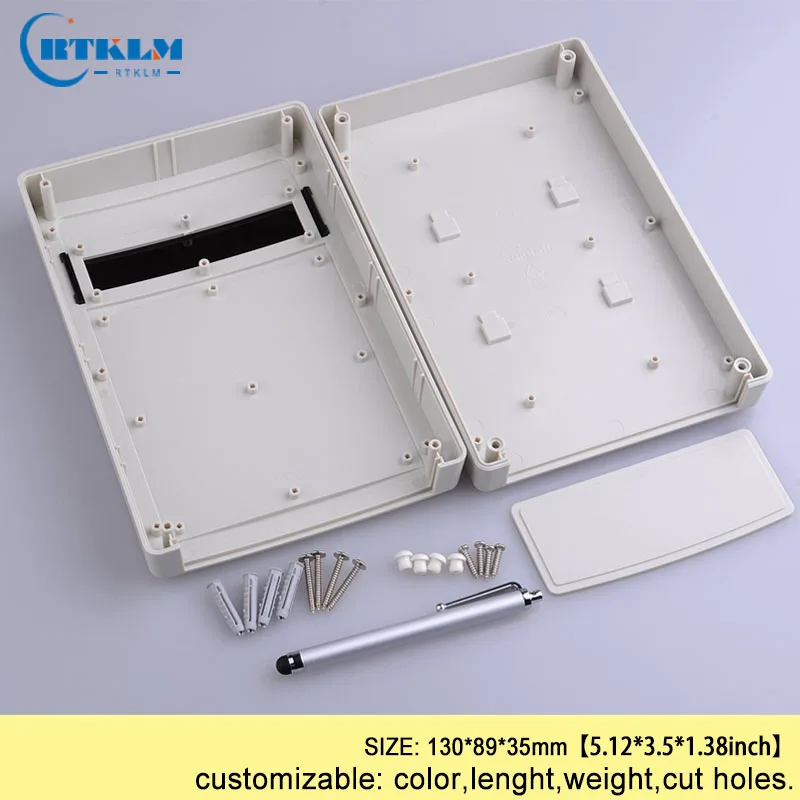 Настенная электрическая коробка IP54 abs Пластиковая распределительная коробка diy ящики для инструментов 130*89*35 мм 5 шт
