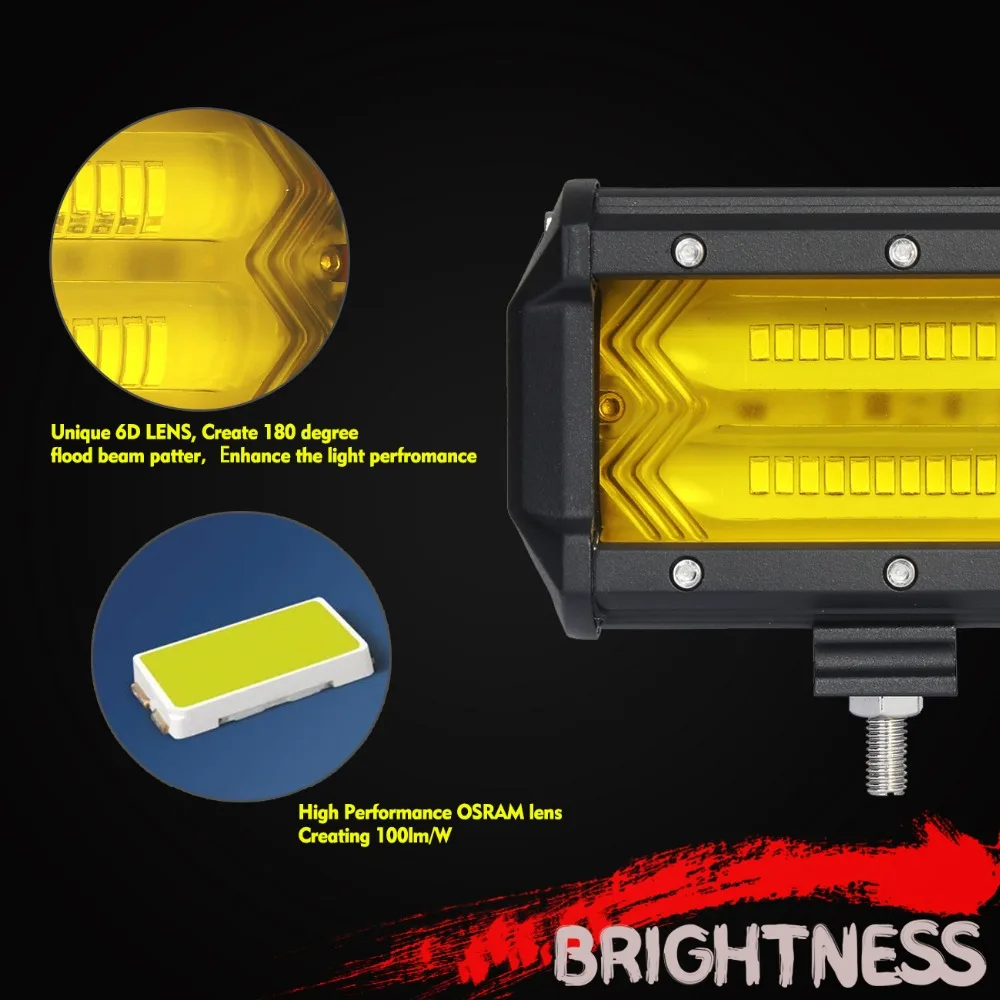 yellow driving lights