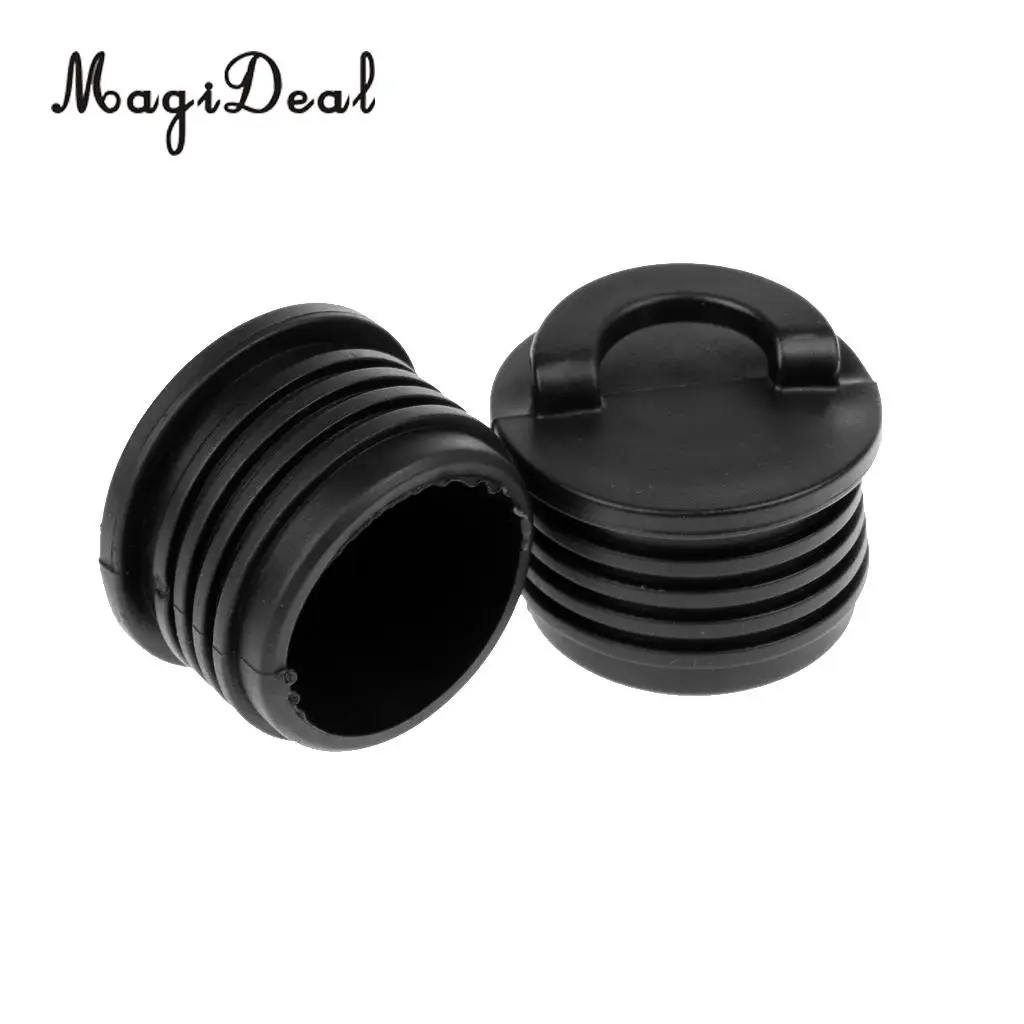 MagiDeal Universal 2x Kayak Scupper Bung Plug & 6x Deck Pad Eye Rigging Hardware for Canoe Inflatable Boat Fishing Dinghy