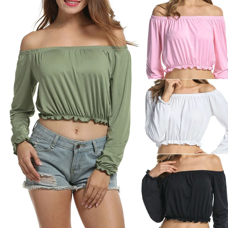 Women's Sexy Off Shoulder Tank Tops Summer Casual Loose Tops T shirt