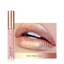 Liquid Matte Lipstick Diamond Makeup Lipstick Metallic Lip Gloss Stick Long Lasting Lipgloss