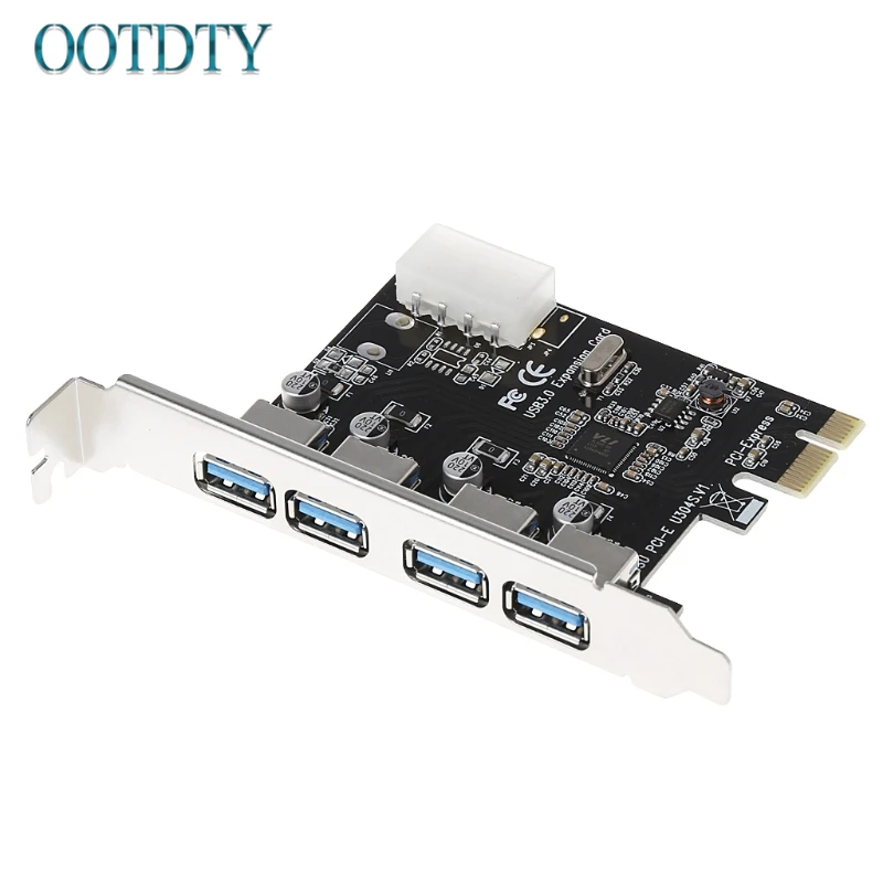 4 Порты и разъёмы PCI-E к USB 3,0 концентратор PCI Express карты расширения адаптер 5 Гбит/с Скорость