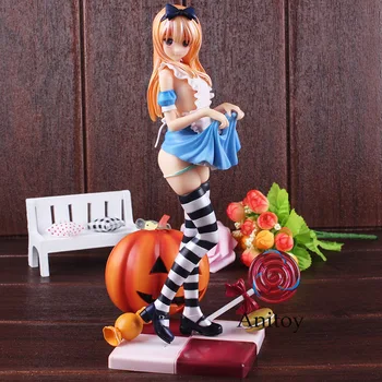 

Anime Figure Alice Pumpkin Girl Action Figure LED Lights Detachable Clothes Scale 1/6 Doll Figurine Misaki Kurehito Toy 24.5cm