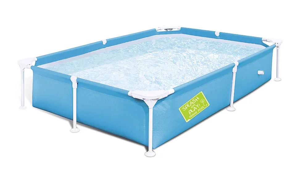 На лето 2,2*1,5*0,43 m Портативный складной детский прямоугольный углубление кронштейна для пробирок бассейн