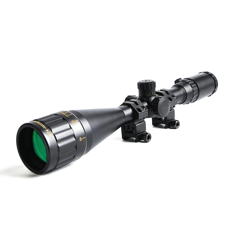 4-16X50 прицел тактический оптический прицел красный зеленый синий точечный прицел с подсветкой для охоты