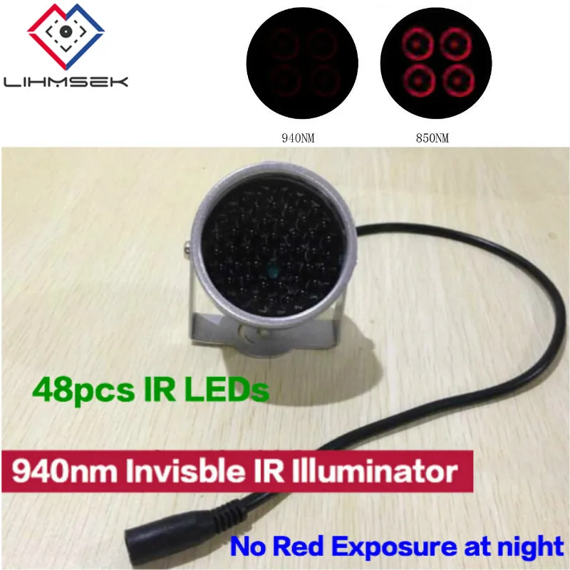 bilder für Miniatur CCTV ir-strahler no red exposition 940nm Invisible Schwarzlicht Überwachung F5 48 stücke IR LEDs Cctv-kamera bilder für Miniatur CCTV ir-strahler no red exposition 940nm Invisible Schwarzlicht Überwachung F5 48 stücke IR LEDs Cctv-kamera