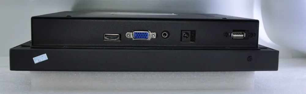 Панель компьютер Hmi 1" металлический корпус Vga, Hdmi, Usb Вход резистивный Сенсорный экран Водонепроницаемый Open Frame промышленный монитор