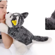 Чучело 60 см Плюшевые симуляция хаски собака кукла "Хаски" подарок w2520