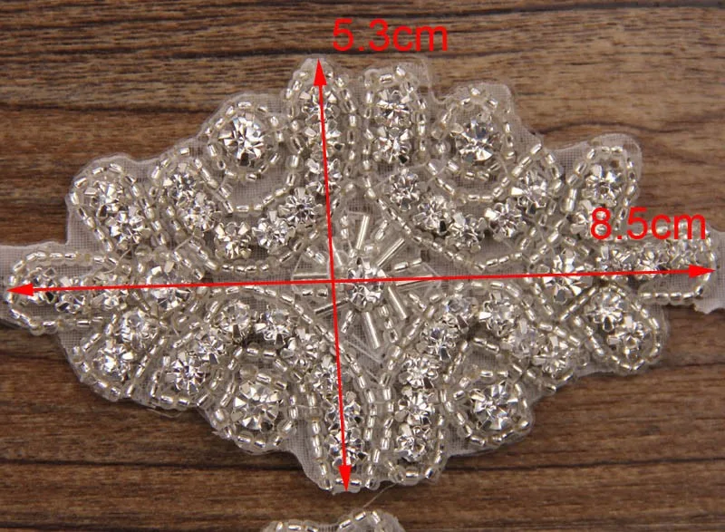 1 ярд модный прозрачный кристалл Высококачественная свадебная отделка из горного хрусталя исправление для свадьбы официанты повязка для