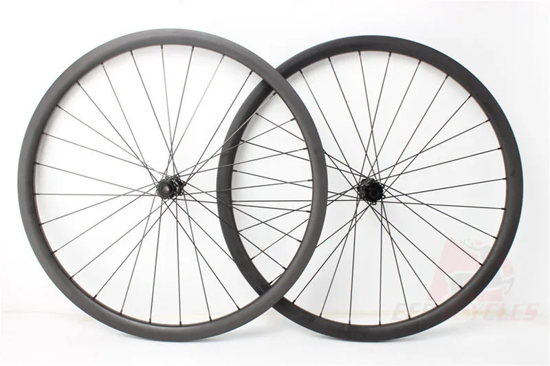 30mm x 33mm asymmetric mtb wheel set