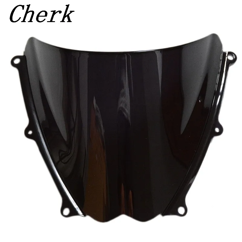 

New Black Motorcycle Double Bubble Windshield Fairing Windscreen Screen For Suzuki GSXR 1000 K7 2007-2008 GSX-R 1000