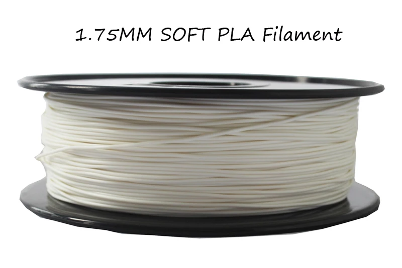 

Soft bendable plastic Soft PLA filament 1.75mm impressoras 3d filament 1 kg /plastic spool 1.75mm 3d printer filament