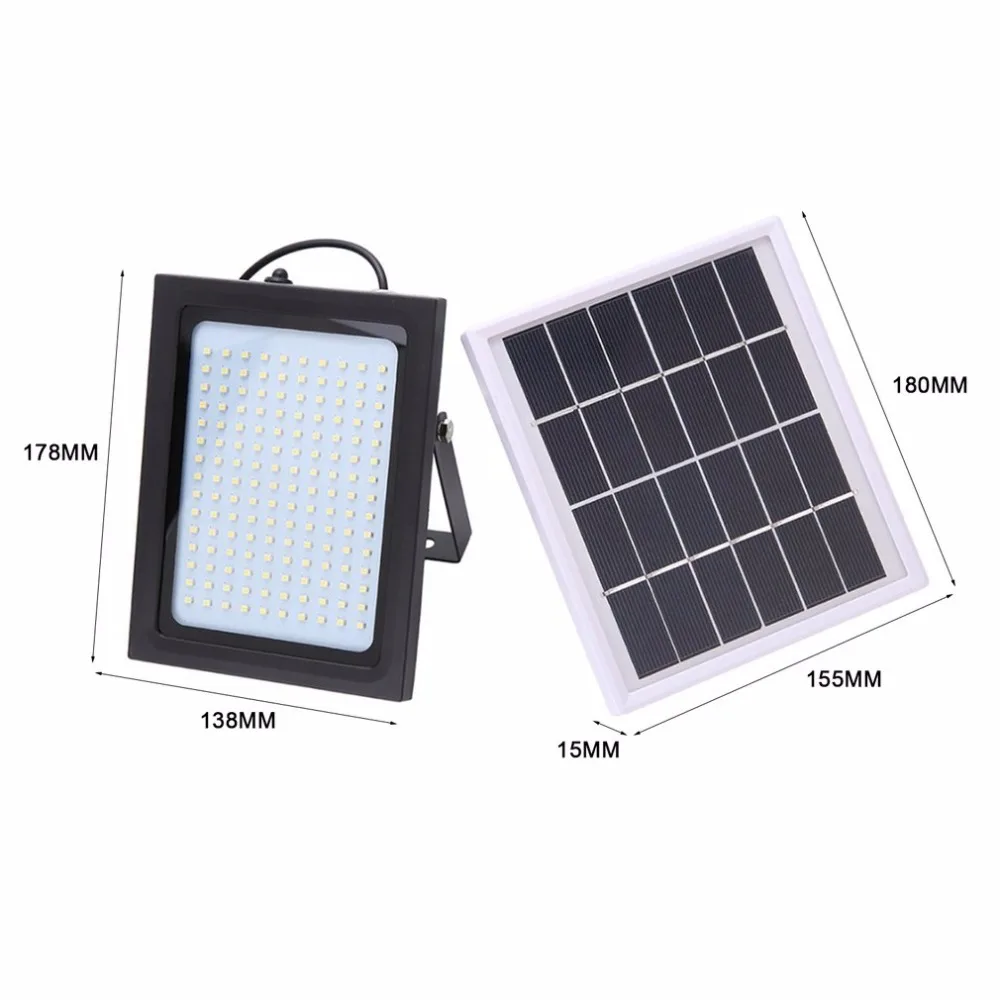Chiclits 150 LED Solar Power Floodlight Motion Sensor Waterproof Solar Light 2835 SMD Garden Energy Lights Outdoor Human Body Lamp Lighting Security Path (6)