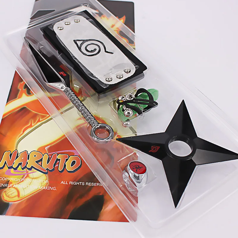 

NARUTO weapon shuriken zinc alloy weapon Naruto Sasuke set