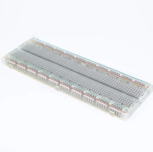 

Breadboard 830 Point Solderless PCB Bread Board MB-102 MB102 Test Develop DIY Transparent