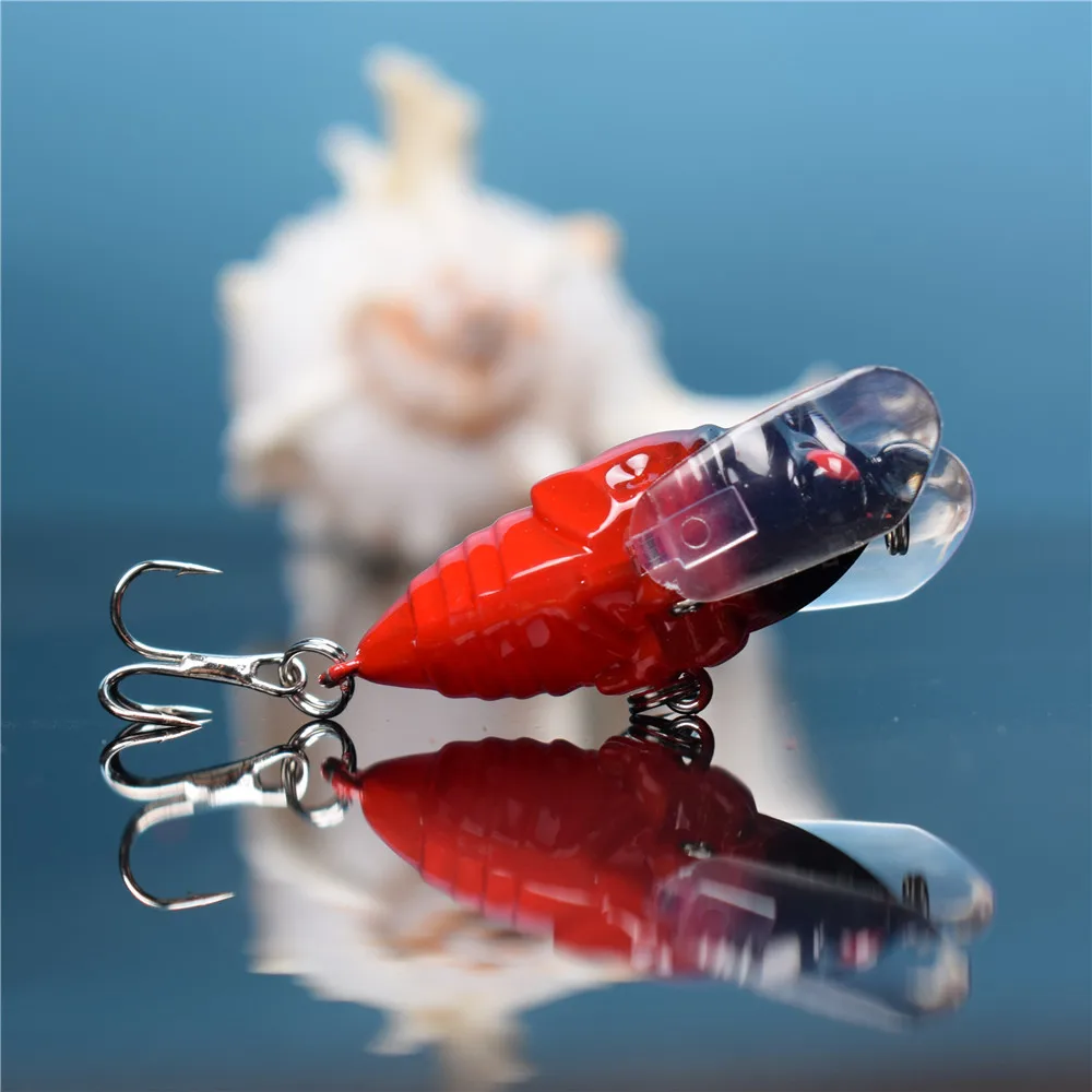 Señuelo de la pesca de calidad superior 8 color 4 cm/6,4G tackle Cicada Classic Minnow cebo de pesca peche crankbait pesca jerkbait Señuelo de la pesca de calidad superior 8 color 4 cm/6,4G tackle Cicada Classic Minnow cebo de pesca peche crankbait pesca jerkbait