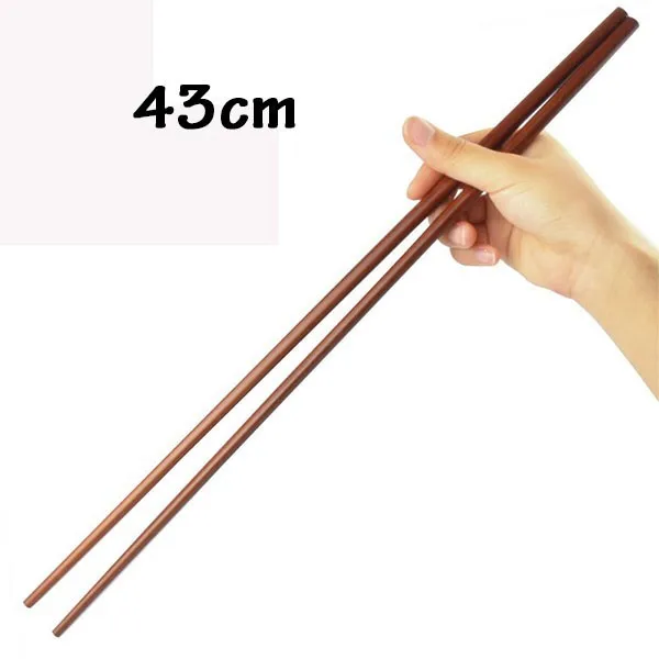 2 пары очень длинные деревянные CHOPSTICKS 32 см 43 см горячий горшок деревянные палочки высокая температура перемешивания мешалки столовые приборы кухонные инструменты