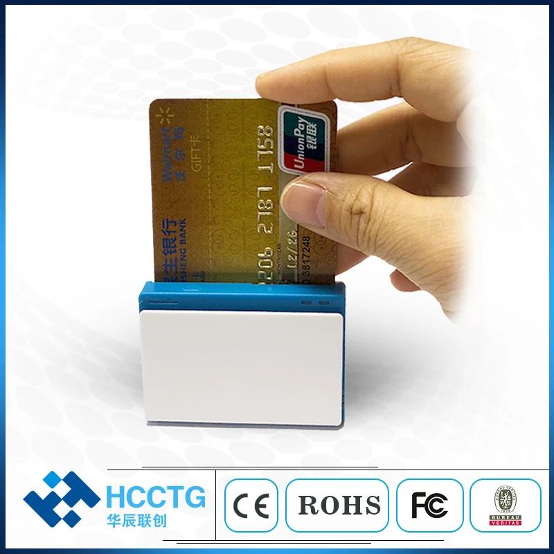 Считыватель карт emv Мобильный Bluetooth микросхема магнитных карт MPR100