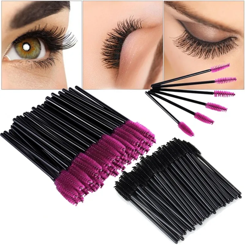 10/50Pcs Eyelash Brushes Makeup Brushes Disposable Mascara Wands