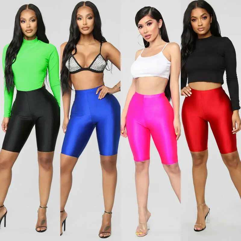 

Fashion Women Cycling Dancing Gym Biker Hot Pants Leggings Active Sports