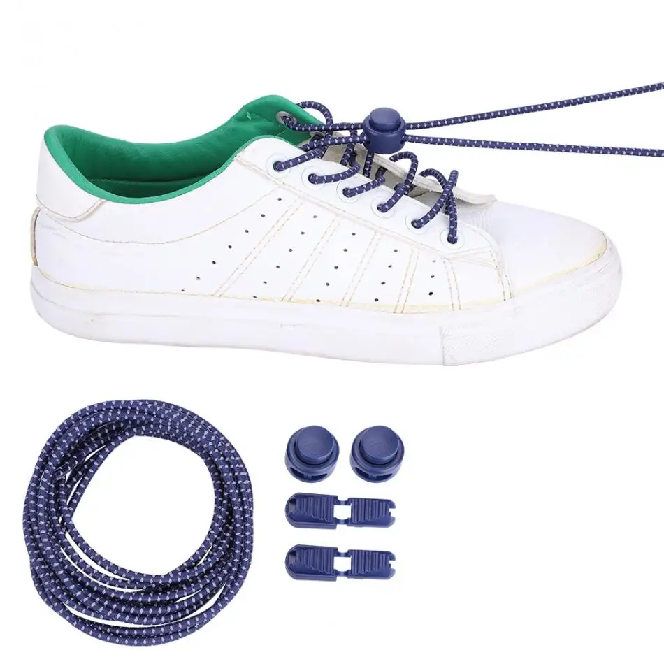Спорт на открытом воздухе высокие эластичные шнурки без завязок; ботинки со шнурками блокировки пряжки светоотражающие шнурки для бег походы Велоспорт
