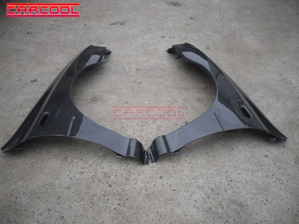 Auto Parts EVO 8 9 VC Front Fender (10mm wider) CF carbon fiber (pair