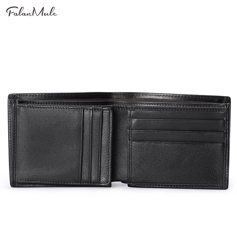 Falan Mule мини кошелек черные кошельки мужские визитницы Роскошные Cowskin мягкие